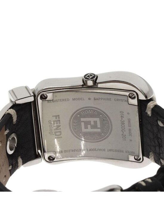 Fendi Buckle Motif Watch SS Leather main image 14
